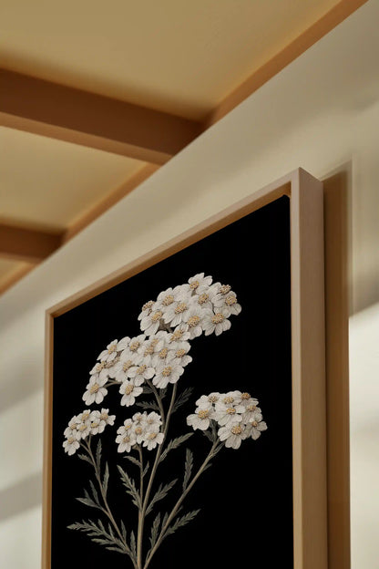 NATURAL GRACE, Work on stretched canvas, framed Naturel Clair