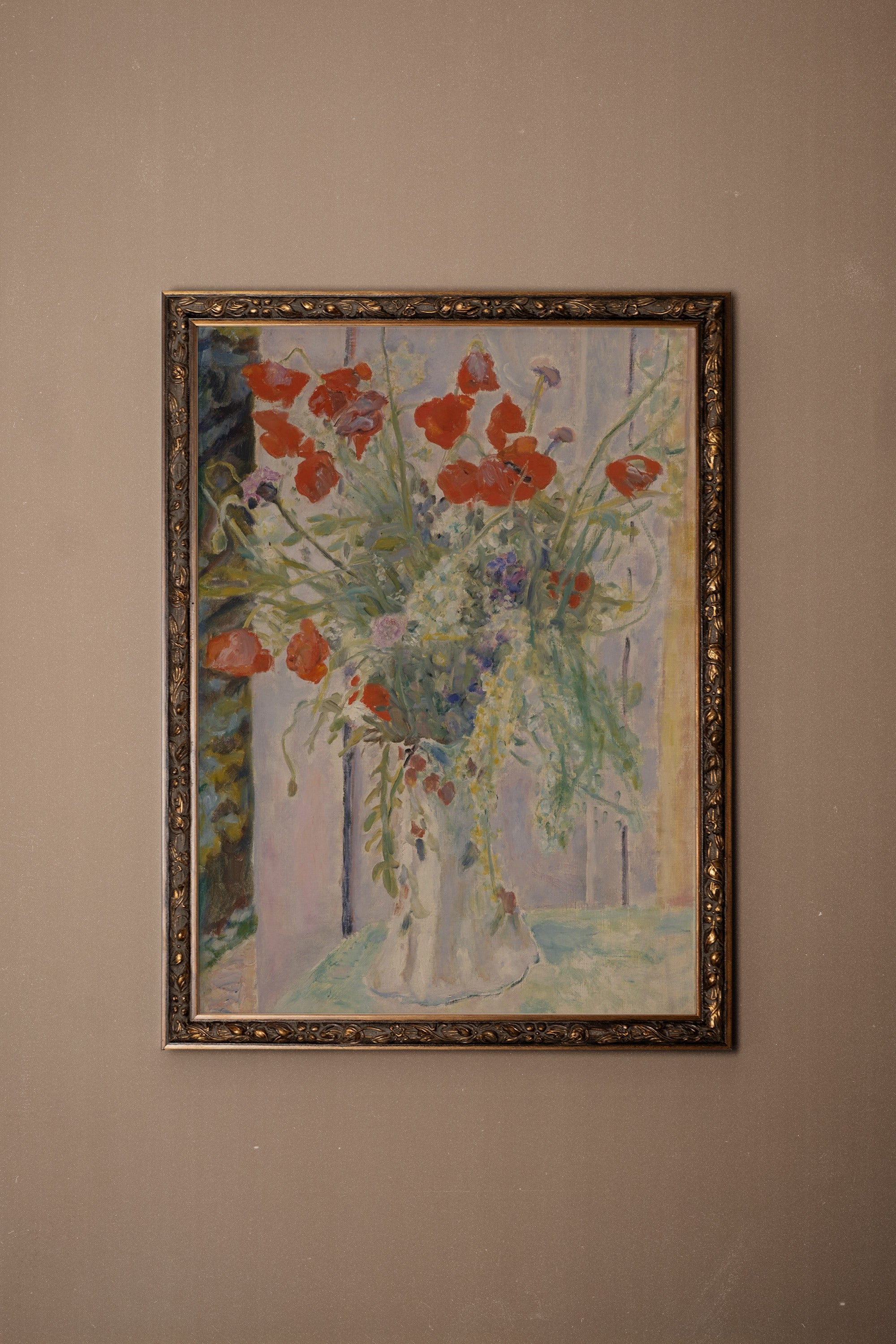 ÉCLATS DE PRINTEMPS, Oeuvre sur toile rigide, encadré Vintage Bronze