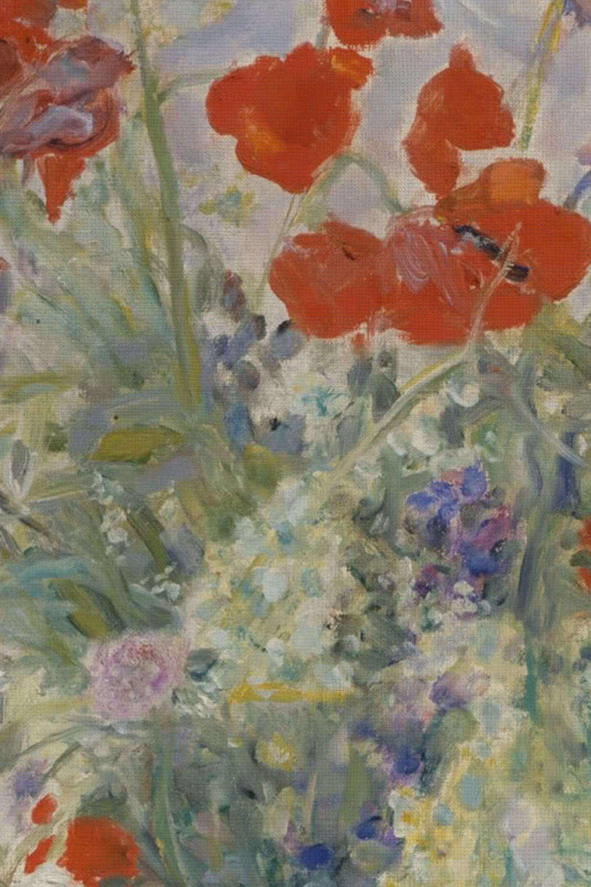 ÉCLATS DE PRINTEMPS, Oeuvre sur toile rigide, encadré Vintage Bronze