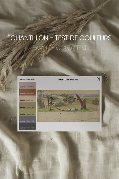 OLEKA CANVAS - HILLTONE DREAM, Oeuvre sur toile étirée, encadré Noir