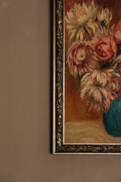 BOUQUET DE LUMIÈRE, Oeuvre sur toile rigide, encadré Vintage Bronze