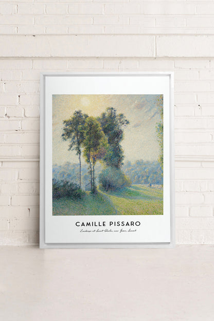 OLEKA CANVAS - SAINT-CHARLES, Oeuvre sur toile étirée, encadré Blanc