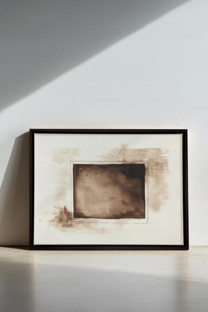 OLEKA CANVAS - WINDOW TO THE PAST, Oeuvre sur toile étirée, encadré Noir