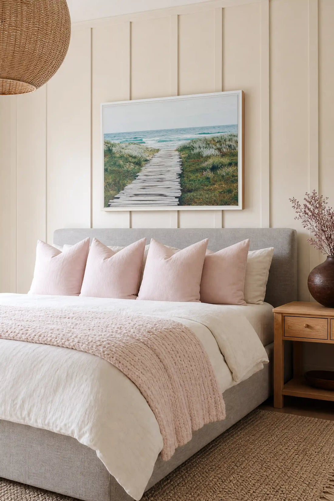 SALT AIR, Work on stretched canvas, framed White