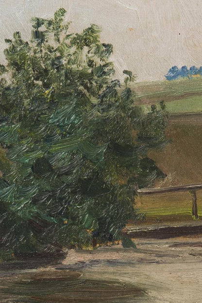 DOUCEUR DE PRINTEMPS, Artwork on rigid canvas, framed in Vintage Bronze