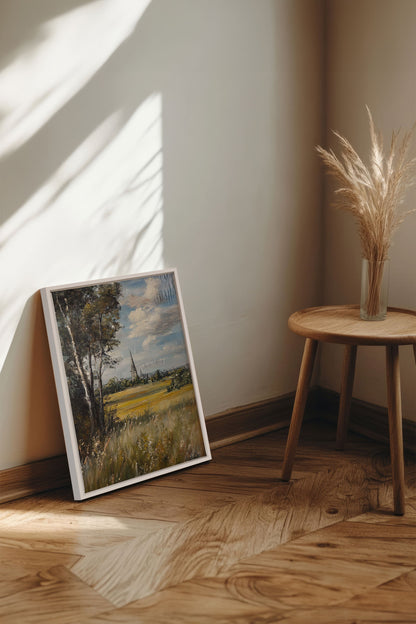 OLEKA CANVAS - SACRED MEADOWS, Oeuvre sur toile étirée, encadré Blanc