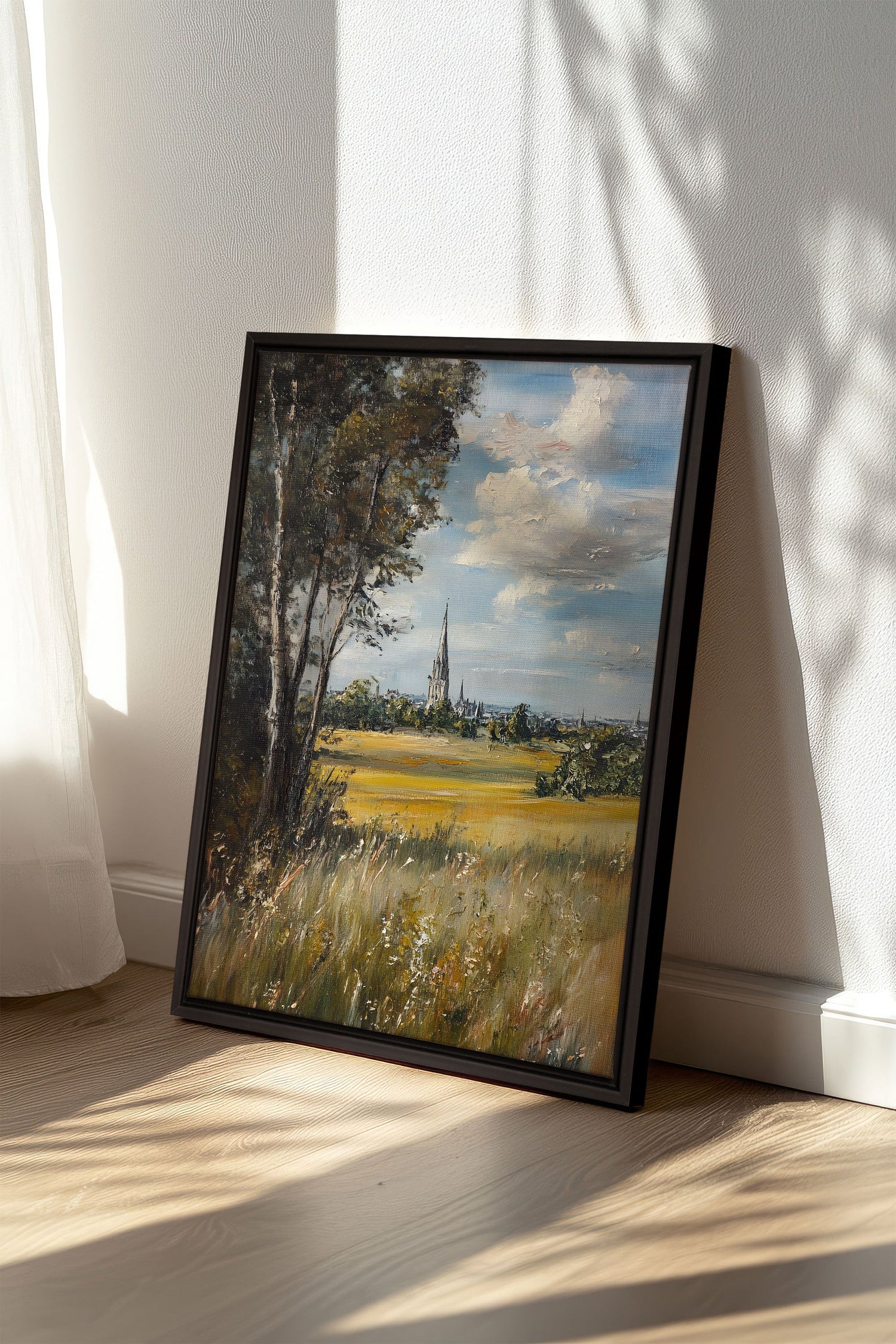 OLEKA CANVAS - SACRED MEADOWS, Oeuvre sur toile étirée, encadré Noir