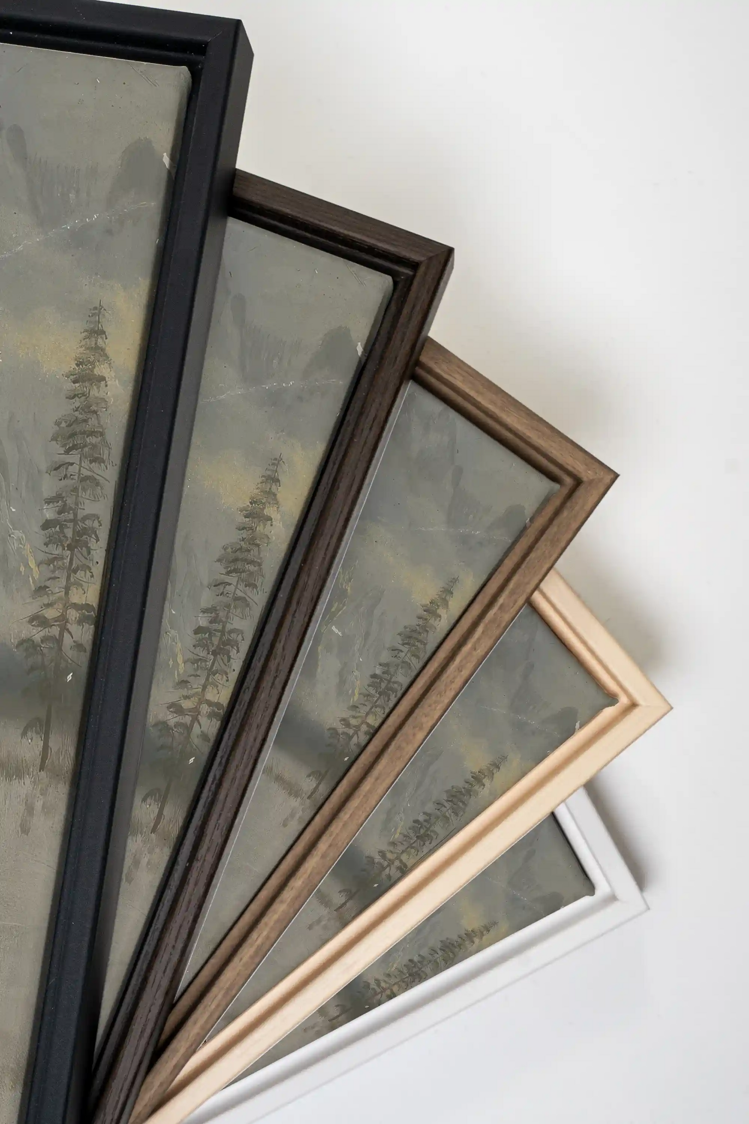 NORTHERN VEIL, Oeuvre sur toile étirée, encadré Naturel Clair