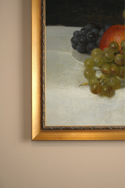 SAVEUR DES COLLINES, Oeuvre sur toile rigide, encadré Vintage Or