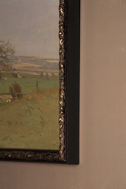 DOUCEUR PRINTANIÈRE, Oeuvre sur toile rigide, encadré Vintage Bronze