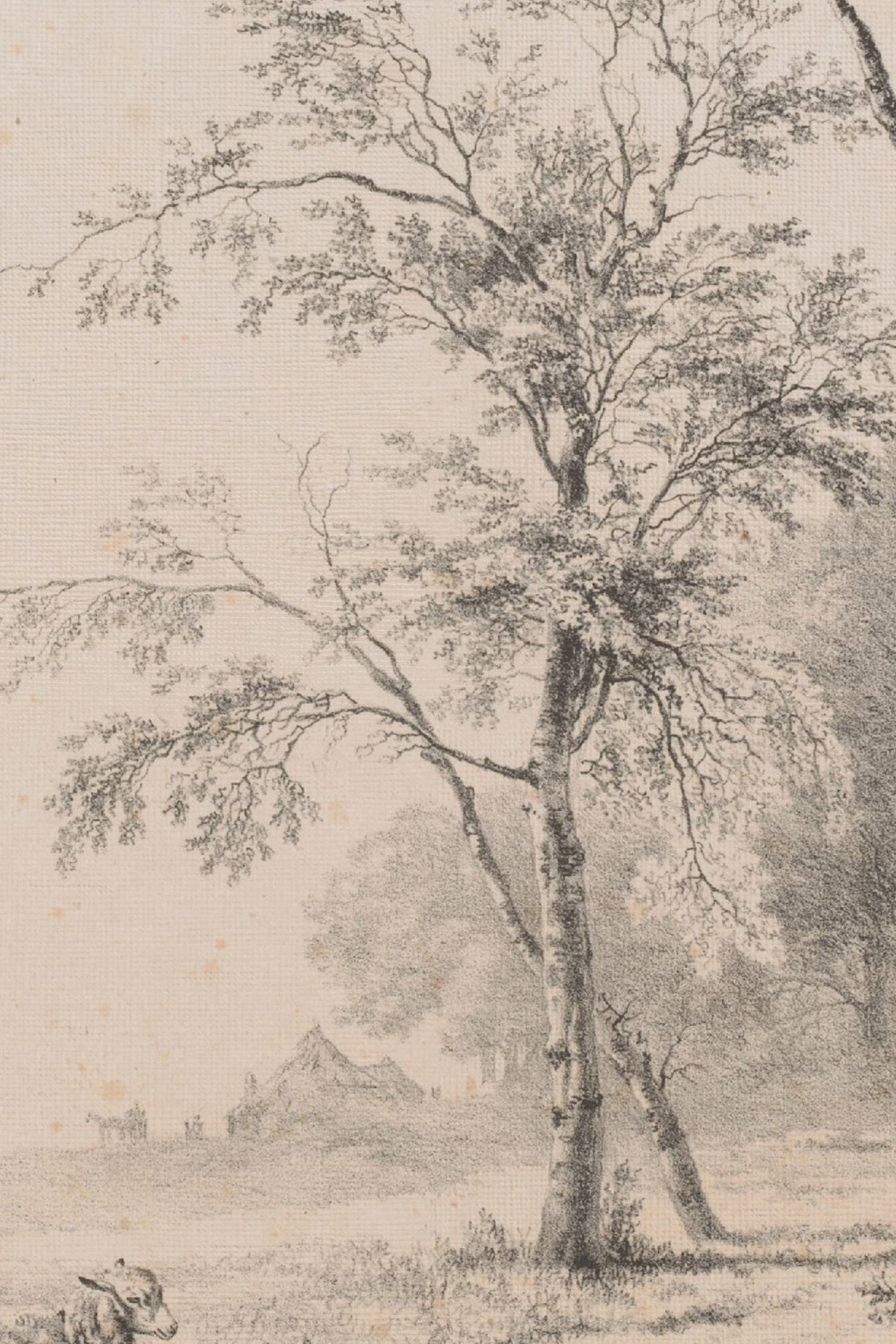 ESQUISSE DU PASSÉ, Oeuvre sur toile rigide, encadré Vintage Bronze