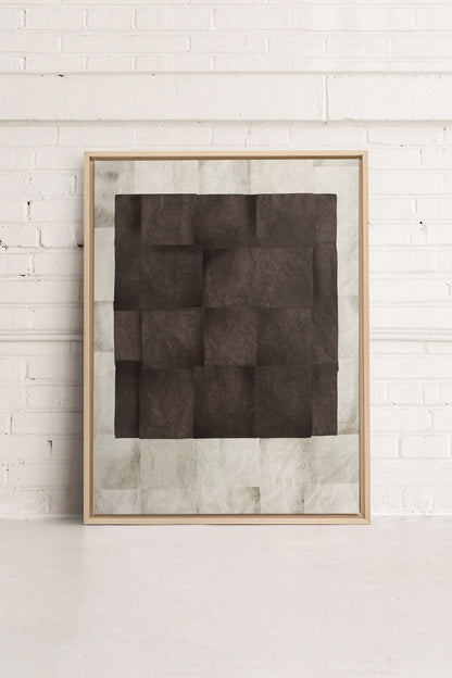 OLEKA CANVAS - GENESIS, Oeuvre sur toile étirée, encadré Naturel Clair