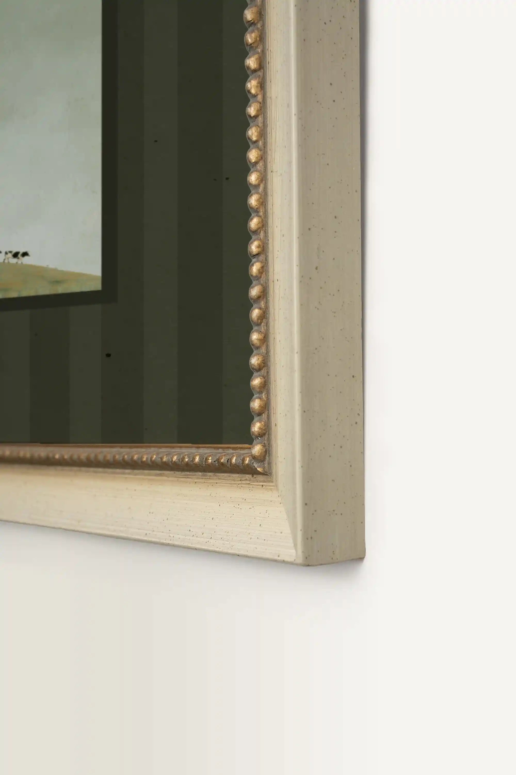 CLOUDWASHED FIELDS, Artwork on rigid canvas, signature frame by Atelier Dansereau