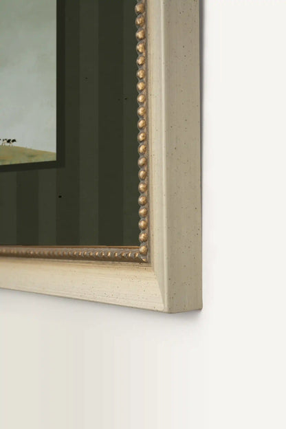 CLOUDWASHED FIELDS, Artwork on rigid canvas, signature frame by Atelier Dansereau