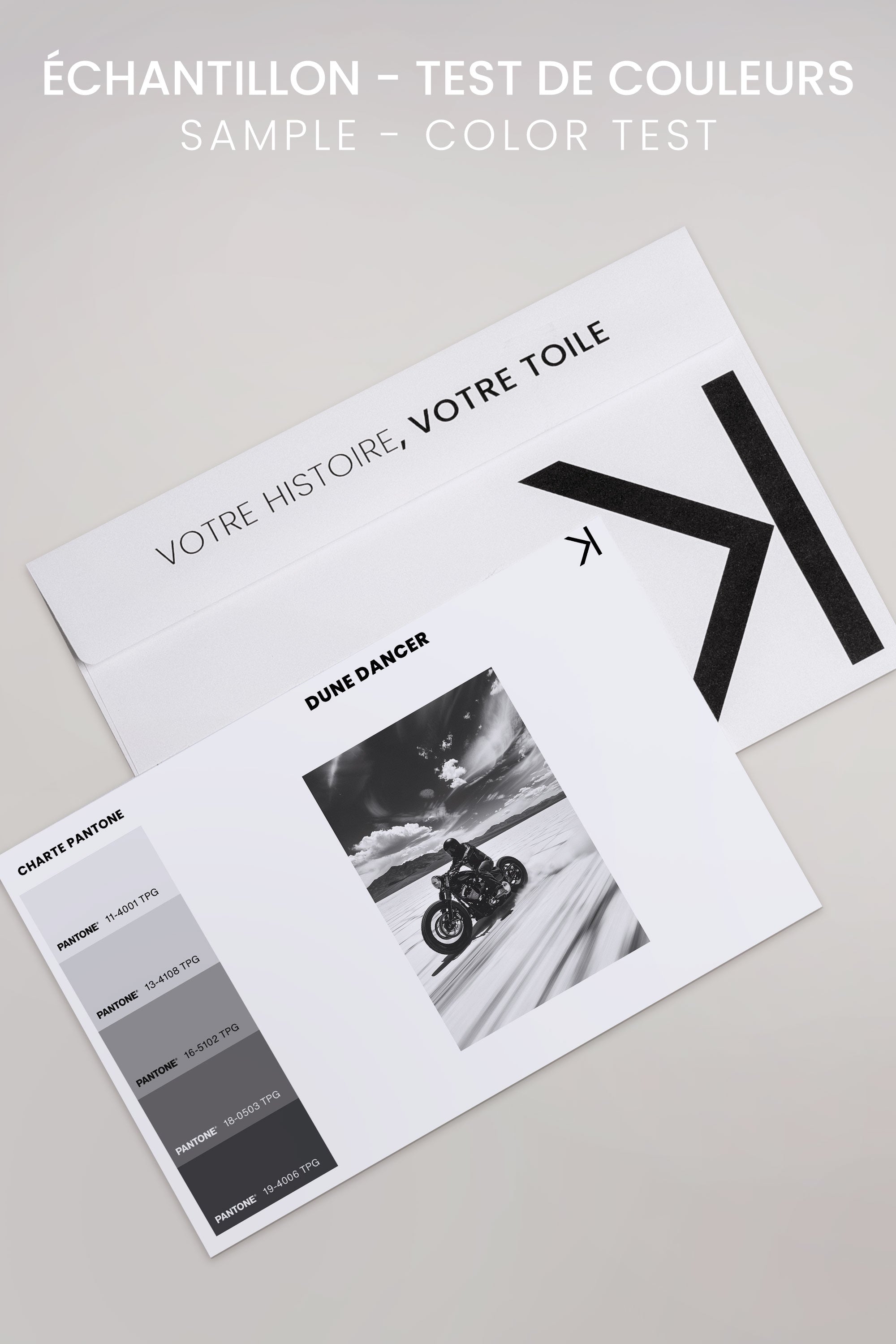 OLEKA CANVAS - DUNE DANCER, Oeuvre sur toile étirée, encadré Naturel Clair