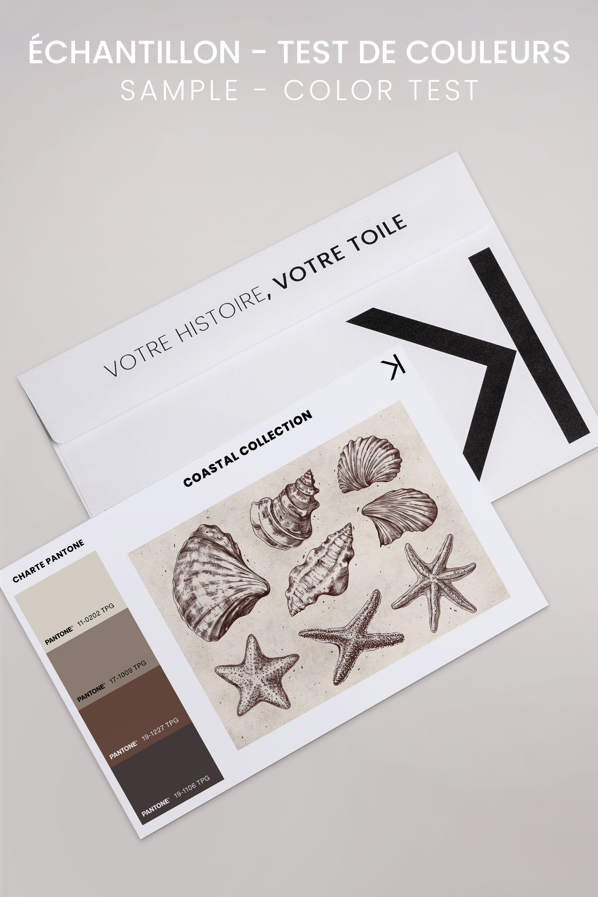 OLEKA CANVAS - COASTAL COLLECTION, Oeuvre sur toile étirée, encadré Naturel Clair