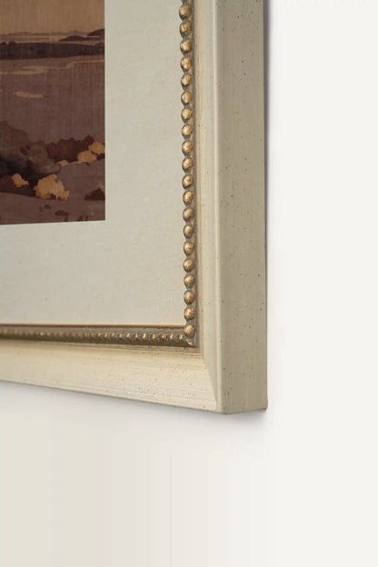 BROWNSTONE BAY, Work on canvas, framed signature Atelier Dansereau