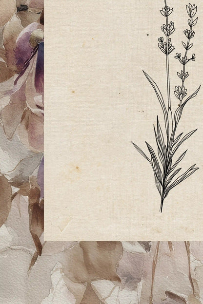 ROYAL BOTANY, Stretched Canvas Artwork, Vintage Gold Frame