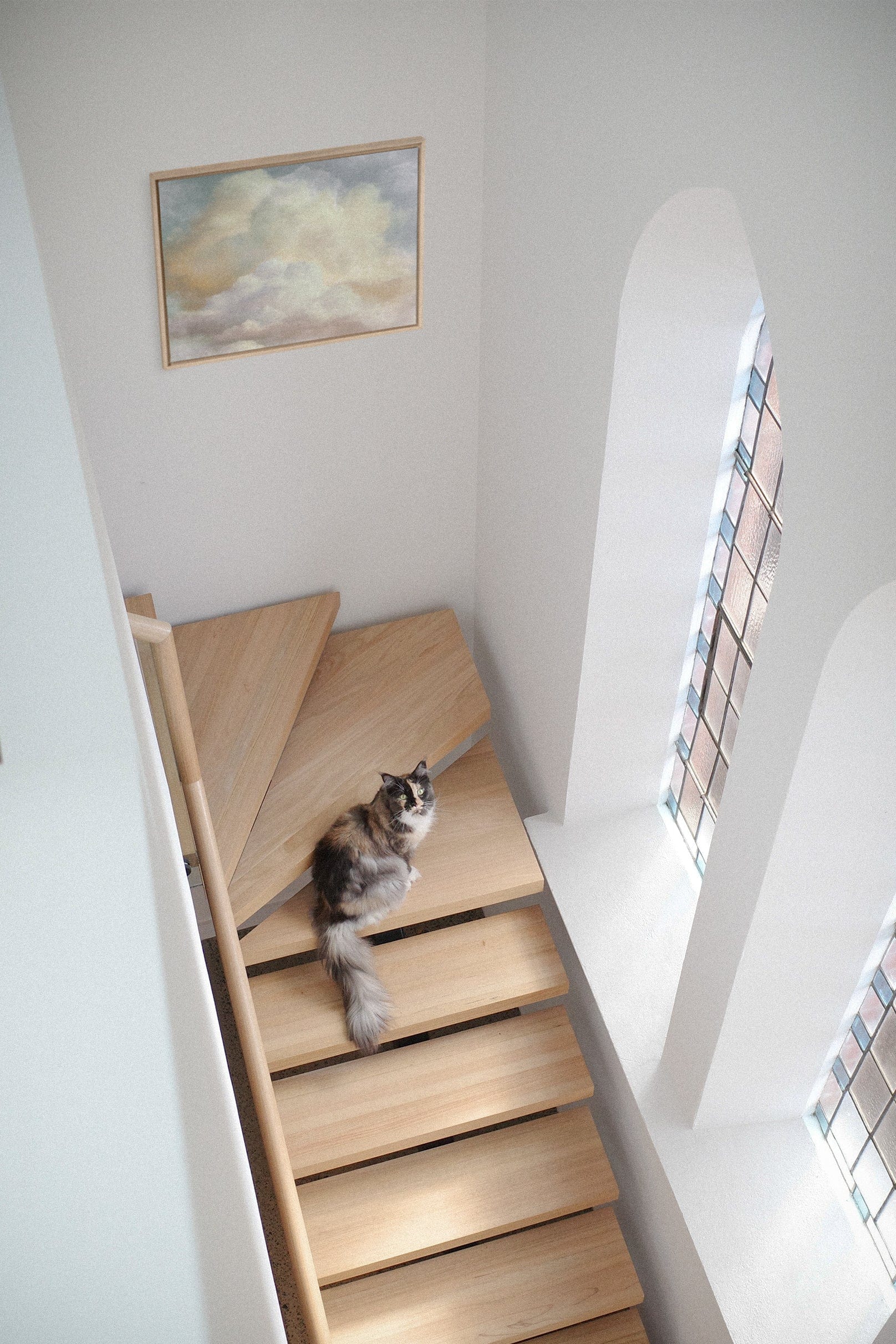 OLEKA CANVAS - NEBULA, Oeuvre sur toile étirée, encadré Naturel Clair