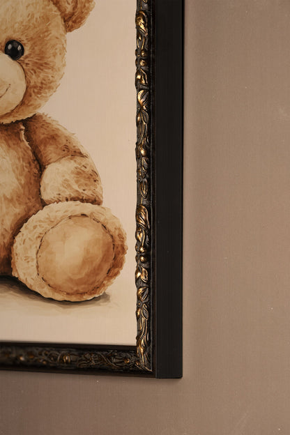 OURSON TENDRESSE, Artwork on rigid canvas, framed in Vintage Bronze