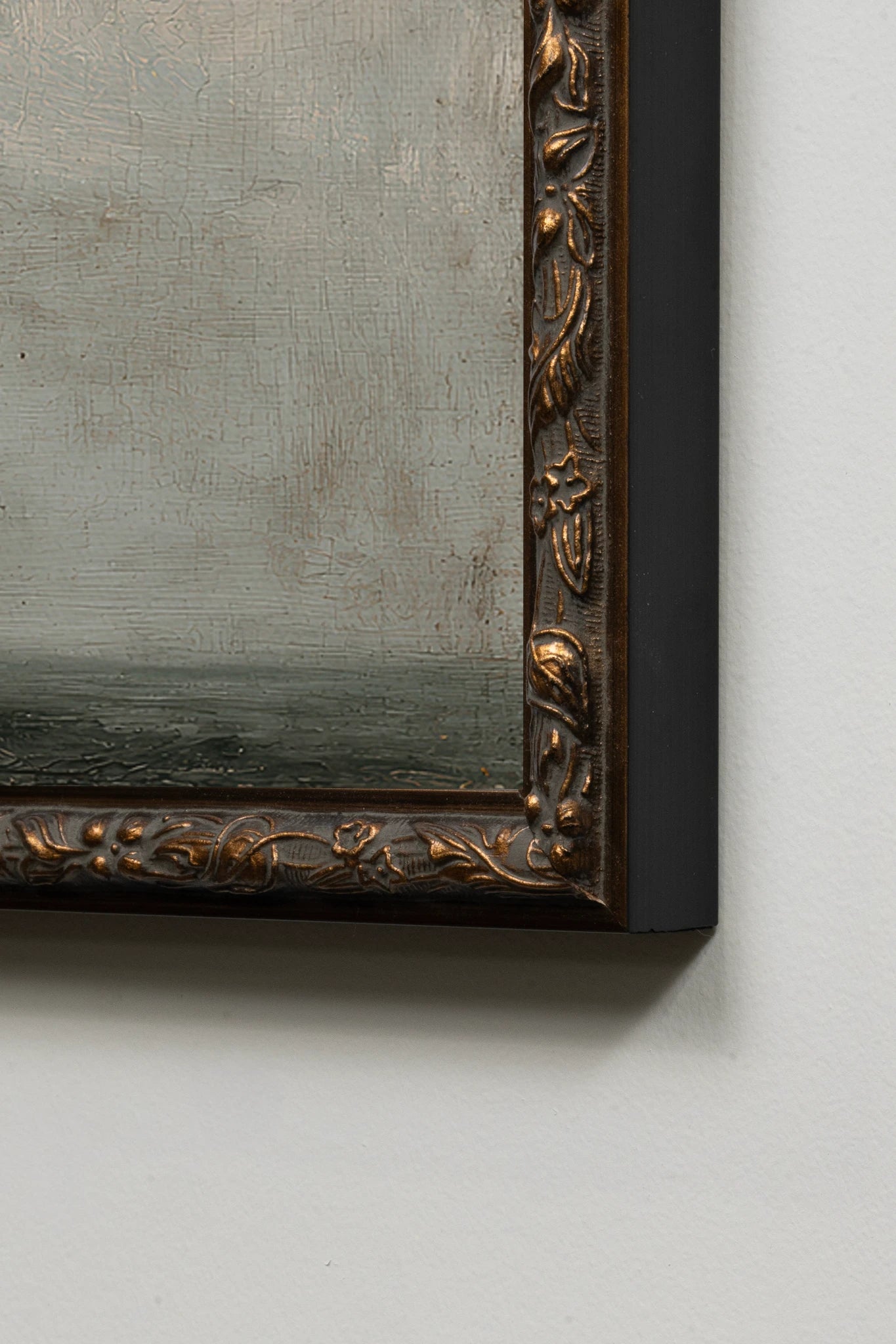 Brise marine, Painting on stretched canvas, framed in Vintage Bronze
