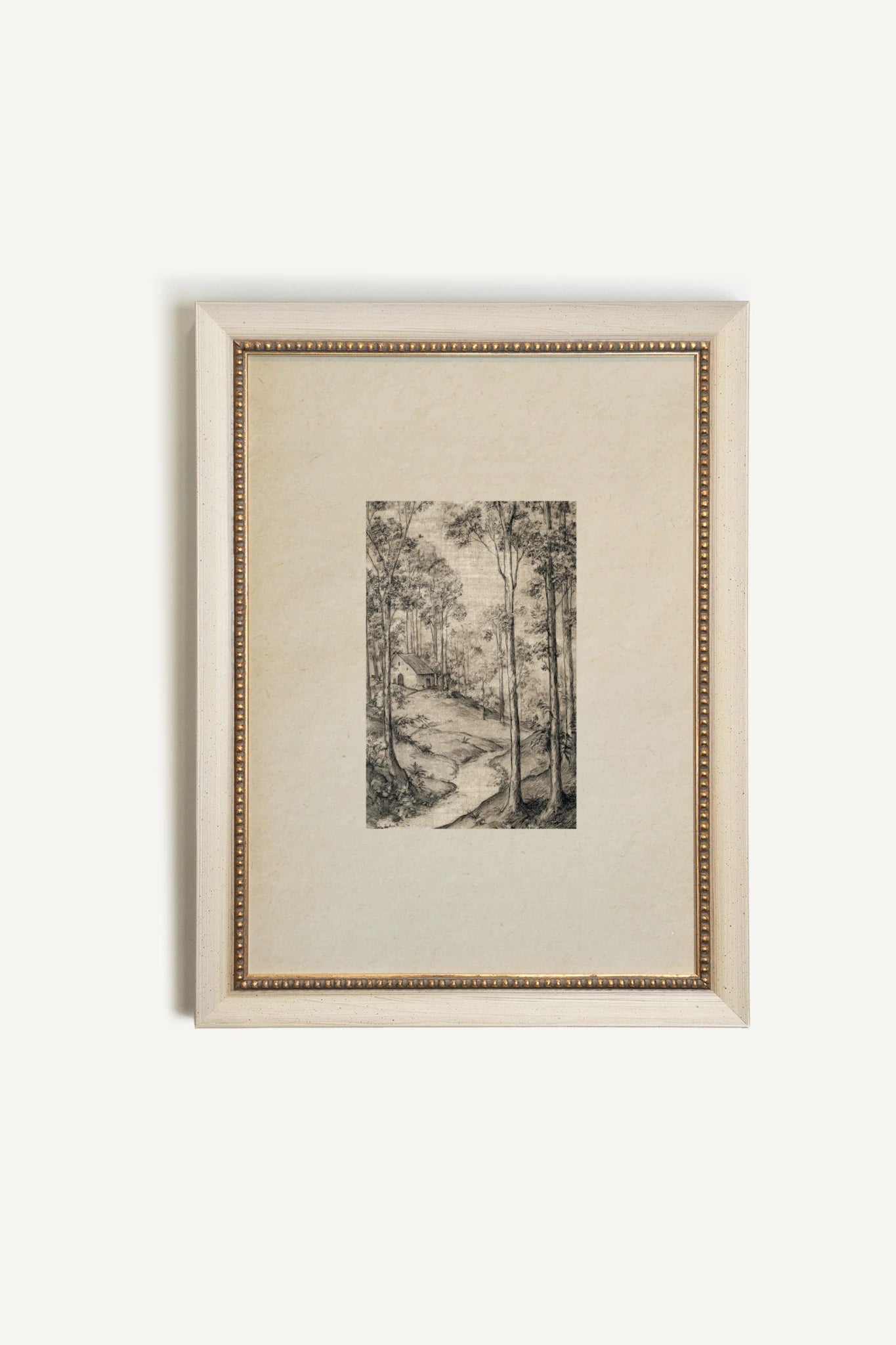 OLD WOODLAND, Work on canvas, framed signature Atelier Dansereau