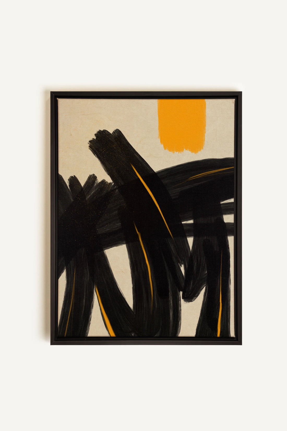 SOLAR MOTION, Oeuvre sur toile étirée, encadré Noir