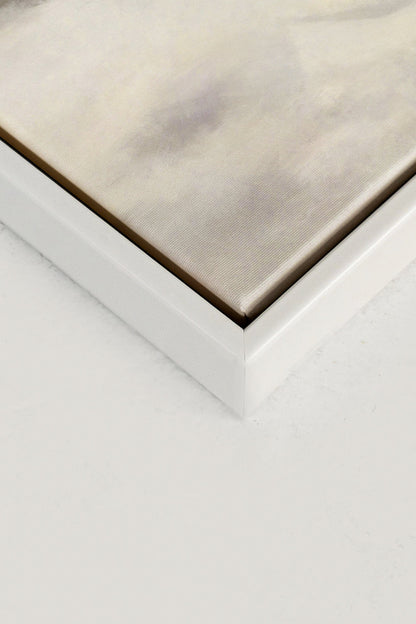 OLEKA CANVAS - FROST, Oeuvre sur toile étirée, encadré Blanc