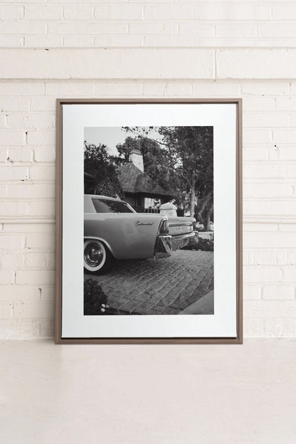 OLEKA CANVAS - CONTINENTAL CHARM, Oeuvre sur toile étirée, encadré Brun Chêne