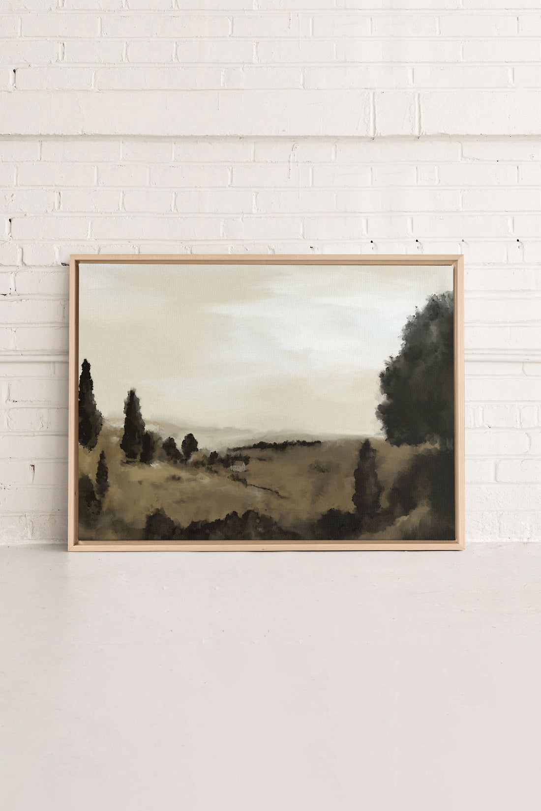 OLEKA CANVAS - GLEMSFORD MEADOWS, Oeuvre sur toile étirée, encadré Naturel Clair