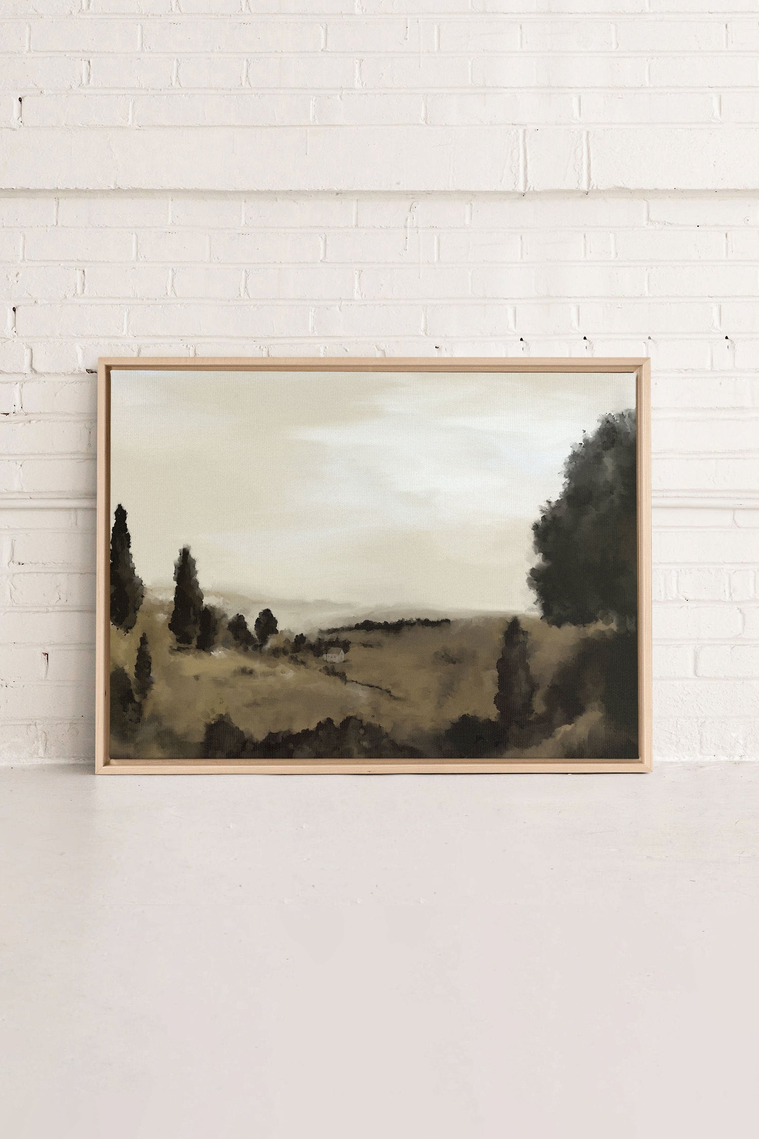 OLEKA CANVAS - GLEMSFORD MEADOWS, Oeuvre sur toile étirée, encadré Naturel Clair