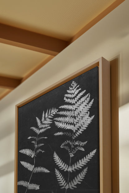 SOUFFLE FORESTIER, Work on stretched canvas, framed Naturel Clair