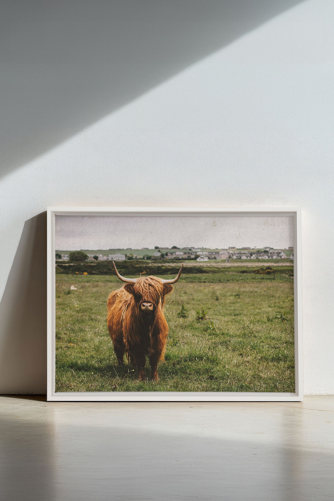 RUSTIC LEGEND, Oeuvre sur toile étirée, encadré Blanc