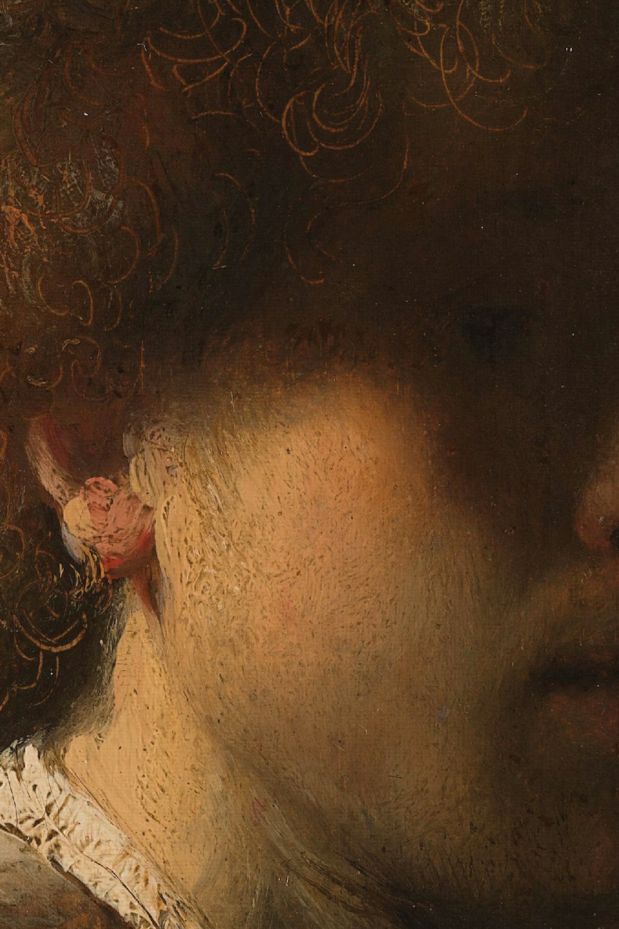 MURMURE DE LUMIÈRE, Artwork on rigid canvas, framed in Vintage Bronze