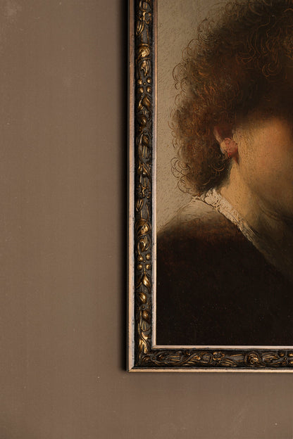 MURMURE DE LUMIÈRE, Artwork on rigid canvas, framed in Vintage Bronze