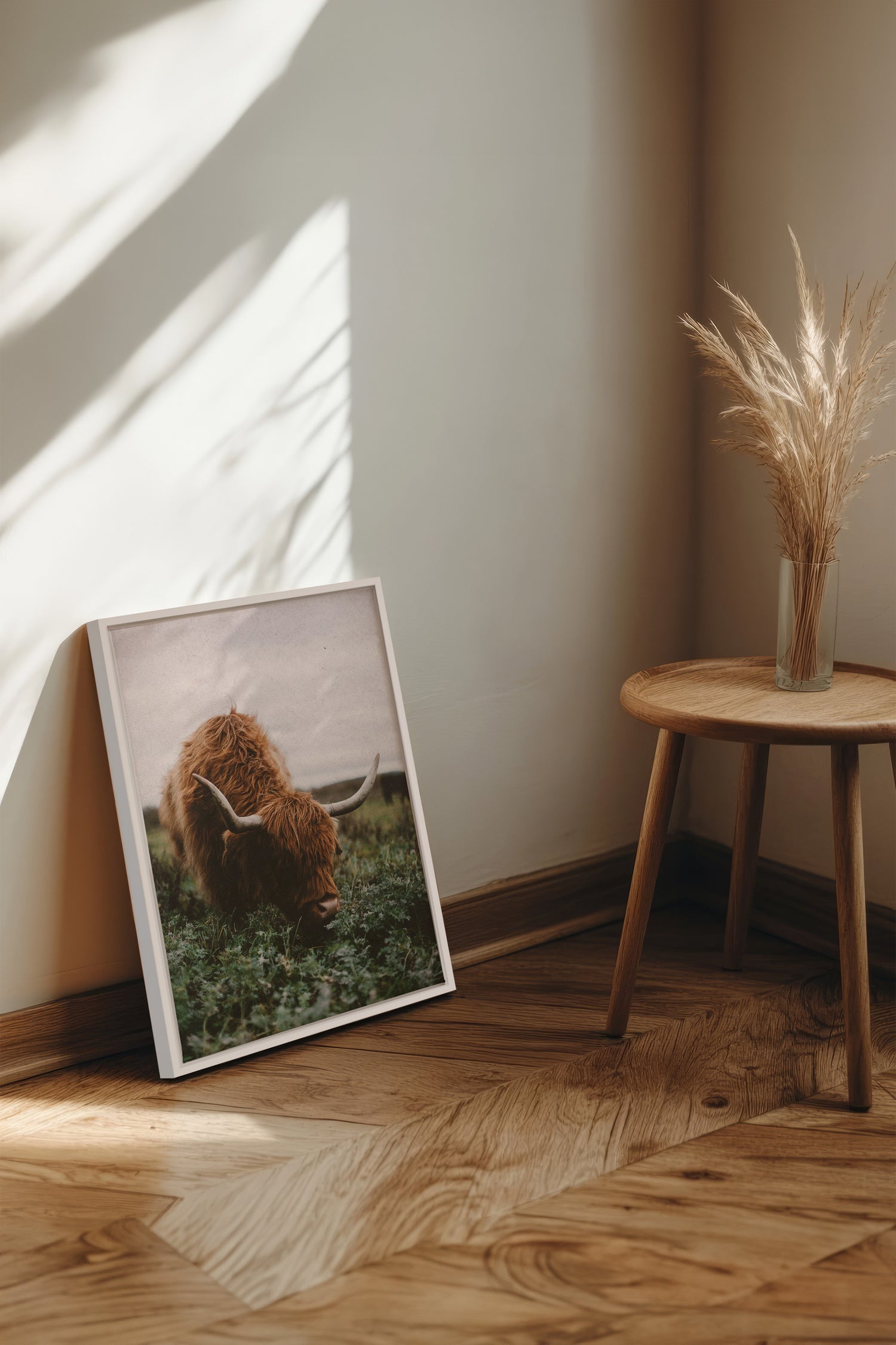 ROOTED SPIRIT, Oeuvre sur toile étirée, encadré Naturel Clair