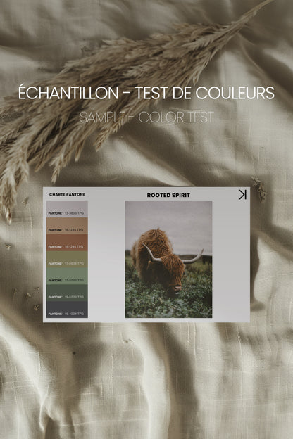 ROOTED SPIRIT, Oeuvre sur toile étirée, encadré Naturel Clair