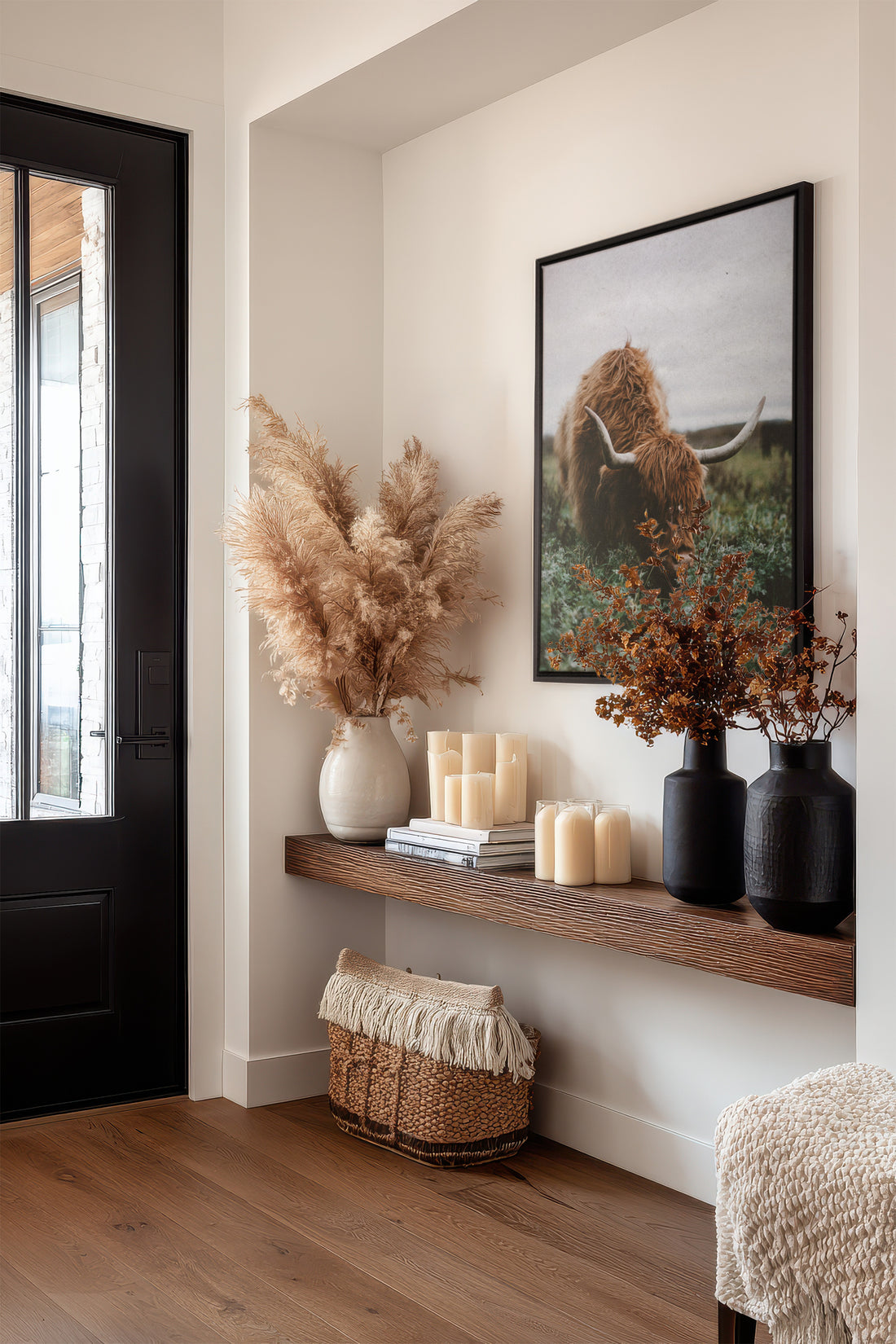 ROOTED SPIRIT, Artwork on stretched canvas, framed in black