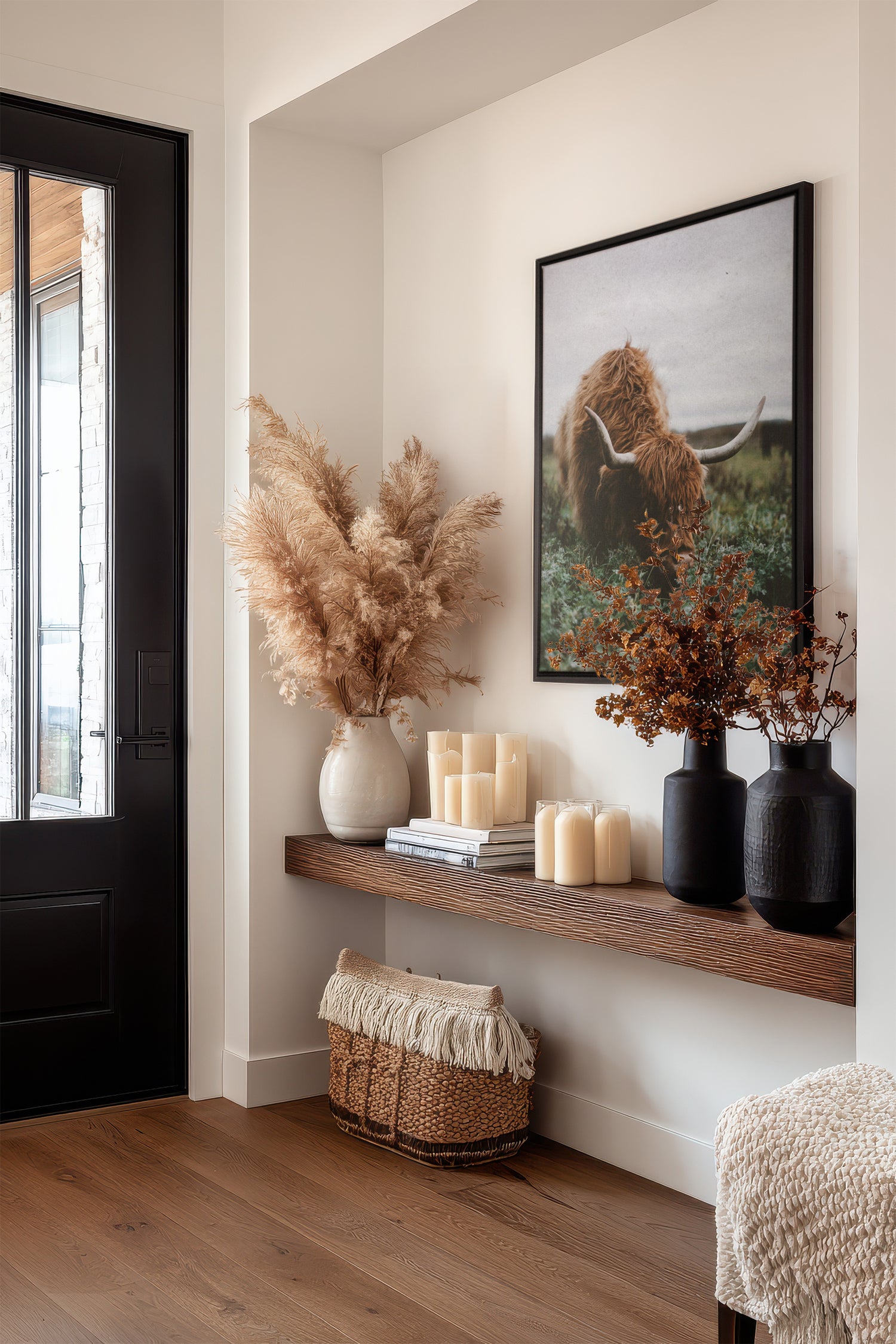 ROOTED SPIRIT, Artwork on stretched canvas, framed in black