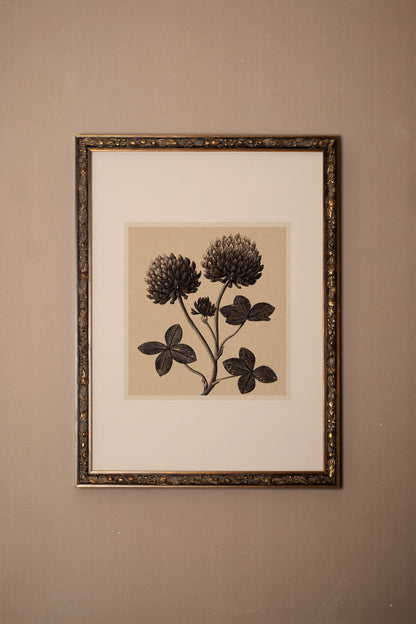 FIELD RELIC, Artwork on stretched canvas, framed Vintage Bronze