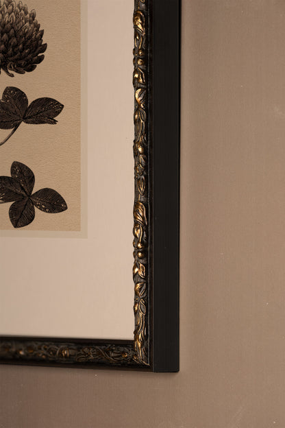 FIELD RELIC, Artwork on stretched canvas, framed Vintage Bronze