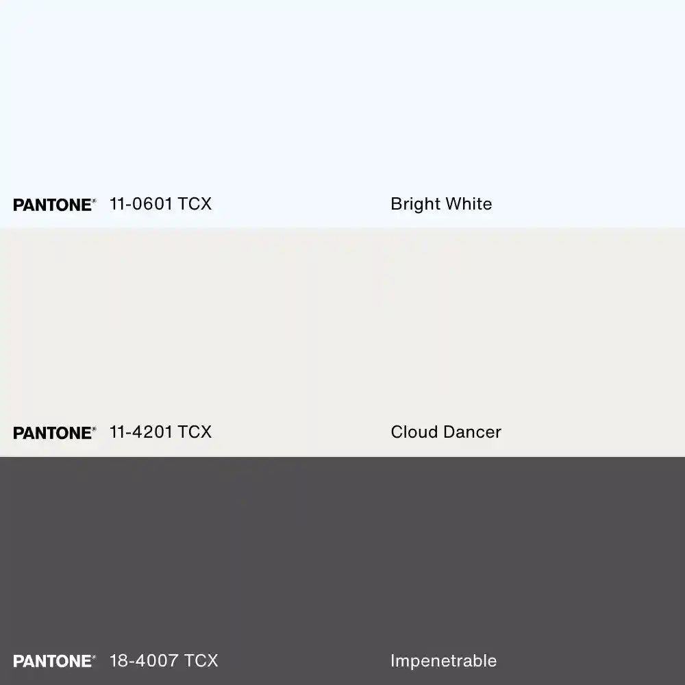 CLOUD DANCER, Oeuvre sur toile étirée, encadré Blanc