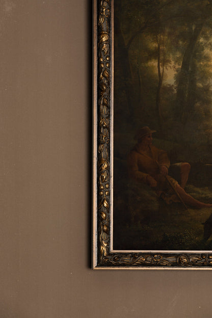 TEINTES DU SOUVENIRS, Oeuvre sur toile rigide, encadré Vintage Bronze