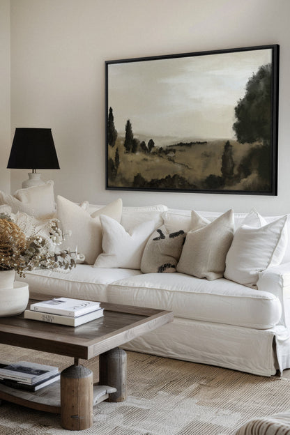 OLEKA CANVAS - GLEMSFORD MEADOWS, Oeuvre sur toile étirée, encadré Noir