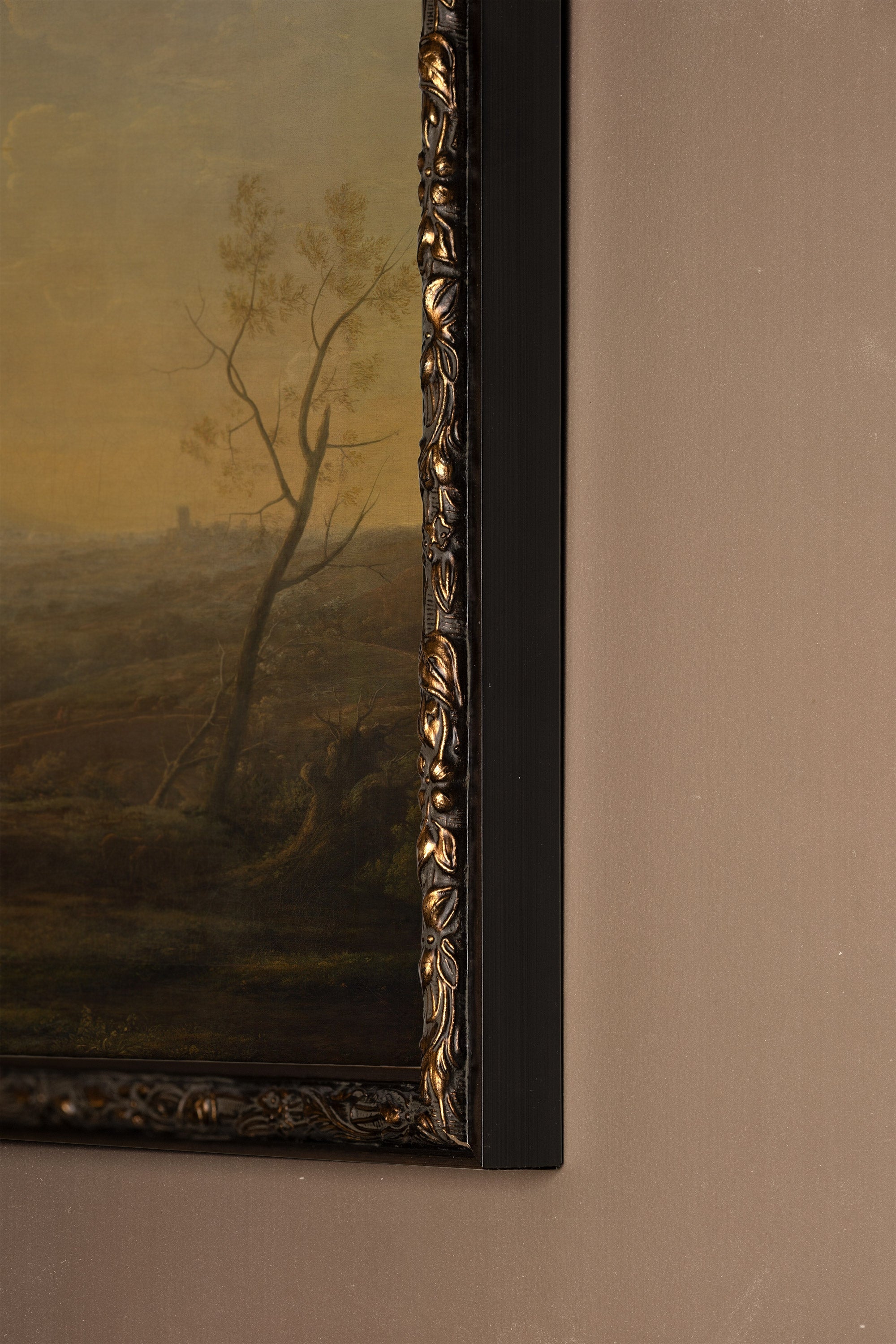 TEINTES DU SOUVENIRS, Oeuvre sur toile rigide, encadré Vintage Bronze