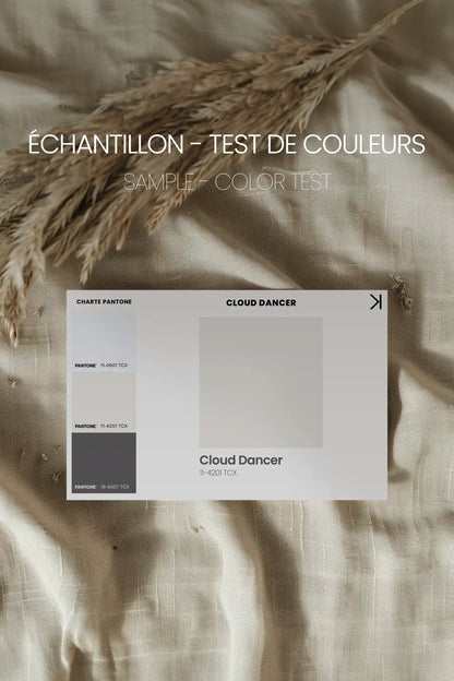 CLOUD DANCER, Oeuvre sur toile étirée, encadré Noir