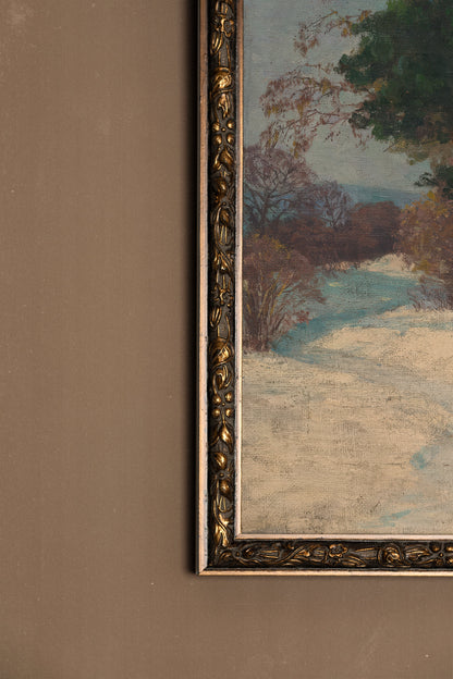 WHISPER OF PINES, Oeuvre sur toile rigide, encadré Vintage Bronze