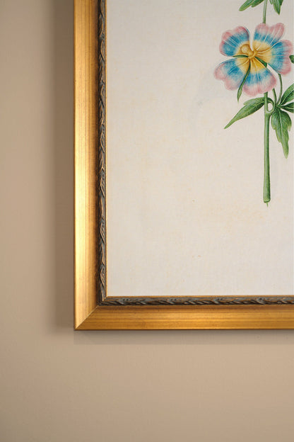 SOUFFLE PASTEL, Artwork on rigid canvas, framed in Vintage Gold