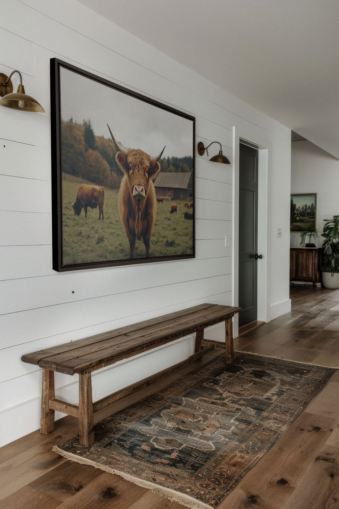 OLEKA CANVAS - SPIRIT OF THE MEADOW, Oeuvre sur toile étirée, encadré Noir