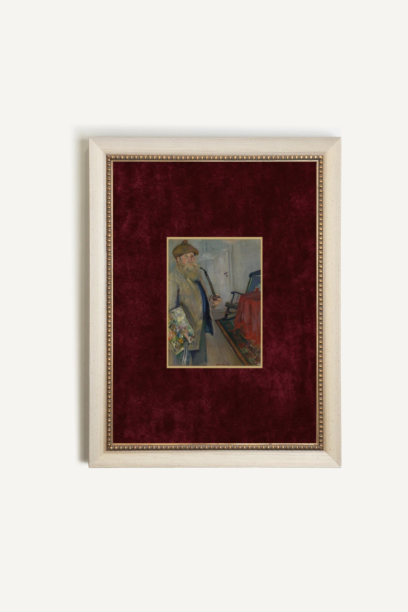 VELVET ATELIER, Work on canvas, framed signature Atelier Dansereau